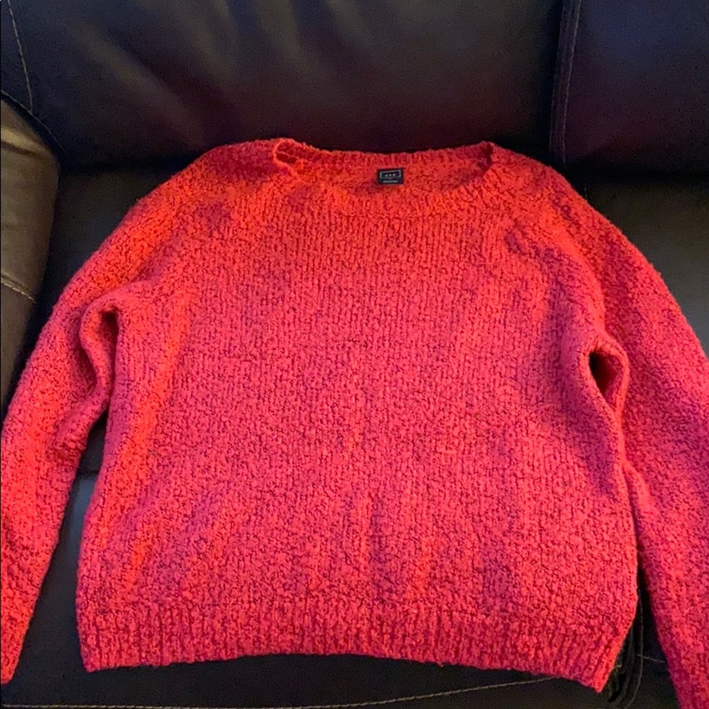 Fuzzy Pink Sweater